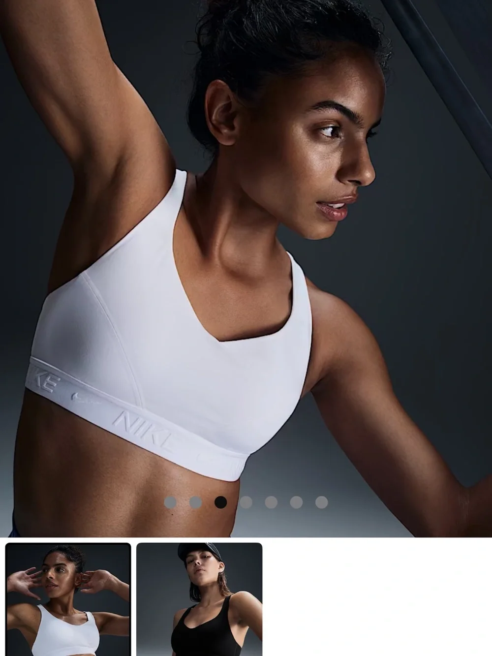 Nike Indy high support padded Sports Bra with Branded Elastic Band - Picture 1 of 6